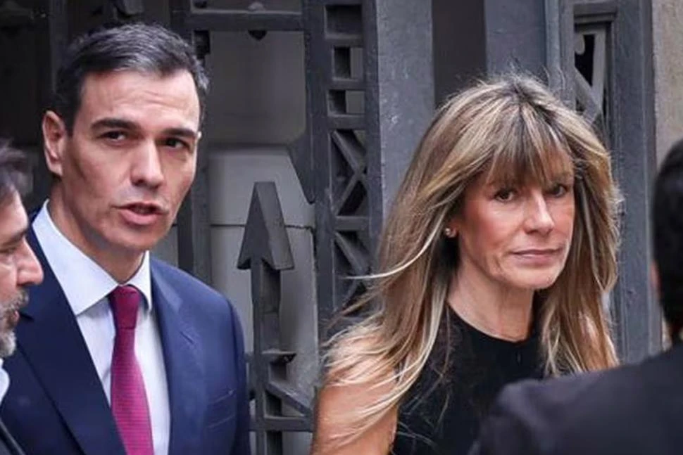 ESPAÑA. Pedro Sánchez, presidente del Gobierno, y su esposa, Begoña Gómez. Cadenaser.com
