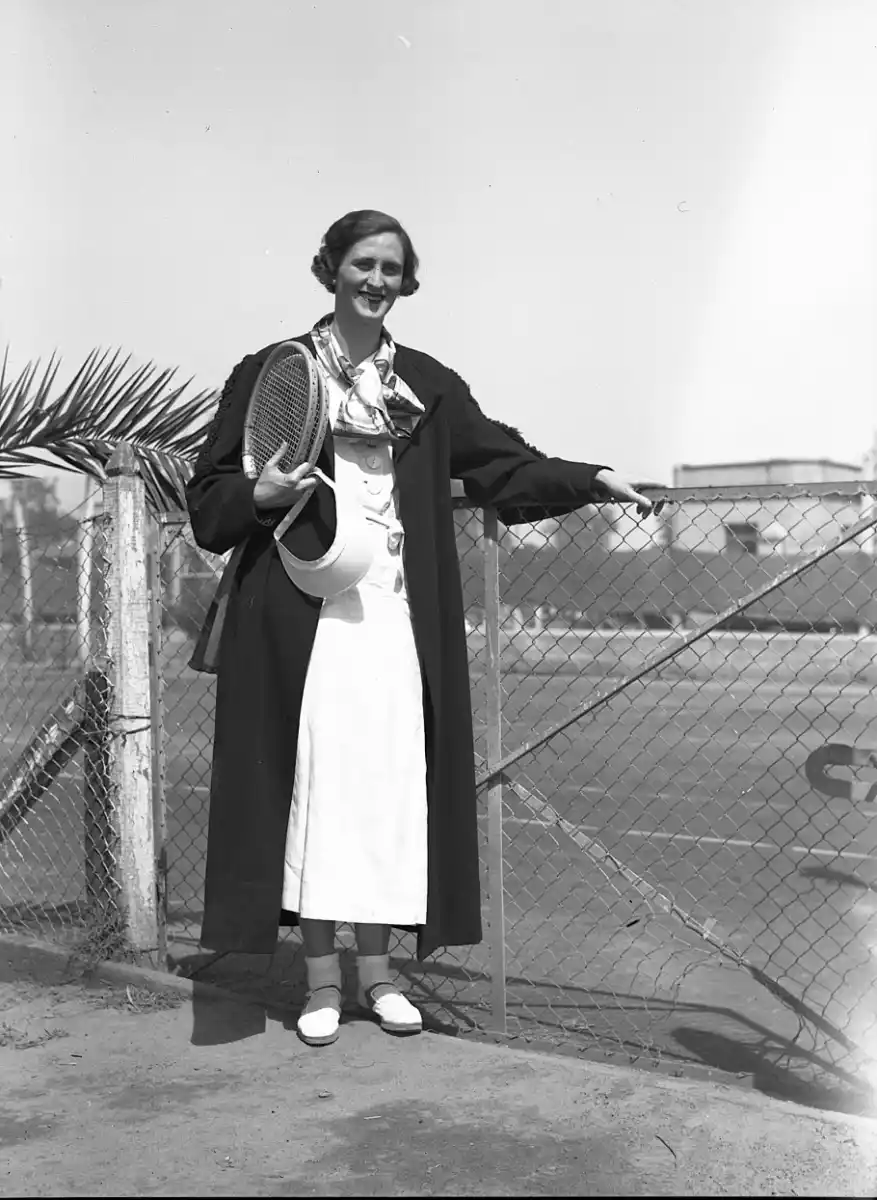 POSANDO. En el año 1936 Tiny era retratada por LA GACETA para una nota. 