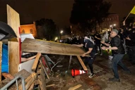Violentos enfrentamientos en la UCLA de Los Ángeles en una protesta contra la invasión de Gaza