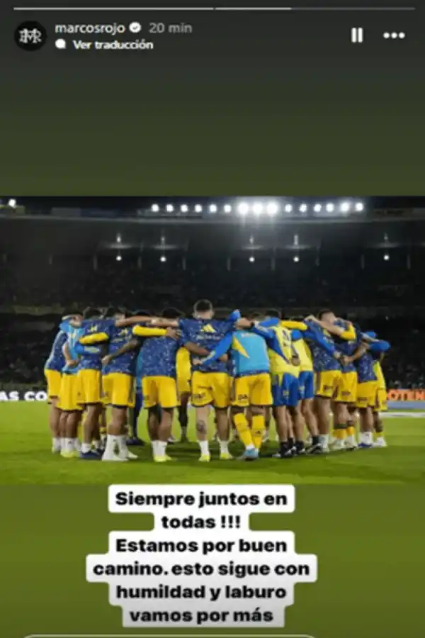 El mensaje de Marcos Rojo tras la eliminación de Boca: “Esto sigue”