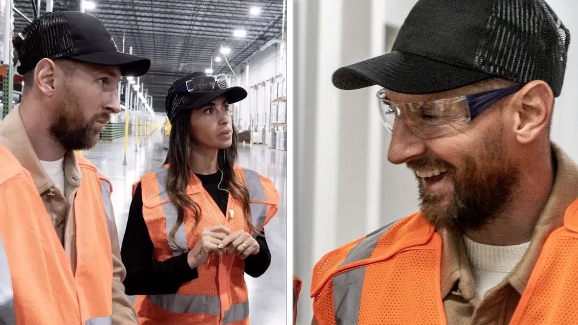 ¿Inteligencia artificial? Messi vestido de operario causó furor en las redes