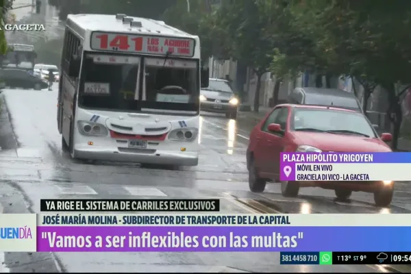 Carriles exclusivos: El 99% de los conductores está cumpliendo con la medida