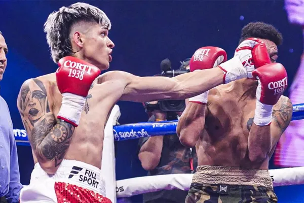 El tucumano Ruiz retuvo el título latino con un KOT en el primer round en el Luna Park