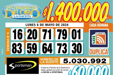 Los Números de Oro de LA GACETA