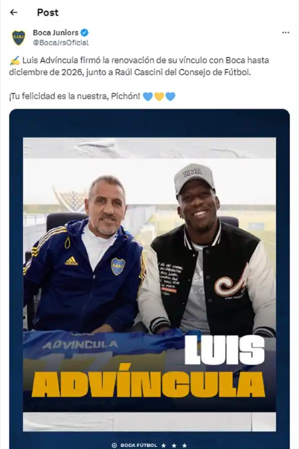 Boca se aseguró la continuidad de una de sus figuras hasta 2026