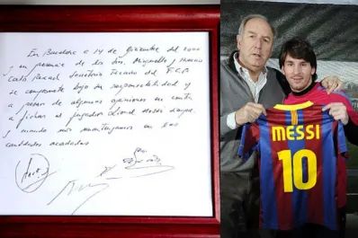Arrancó la subasta de la servilleta en la que se firmó el primer contrato de Messi: la millonaria cifra que esperan recaudar
