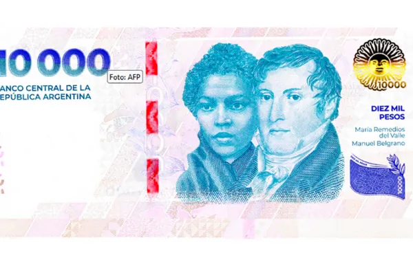 Llegaron a Tucumán los primeros billetes de $10.000