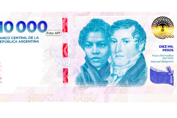 Nuevos billetes de $10.000: señalan que quedaron “chicos” frente a los de otros países