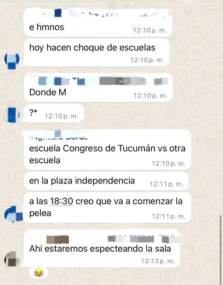 VIDEO Otro día de caos por las peleas entre estudiantes en el centro tucumano
