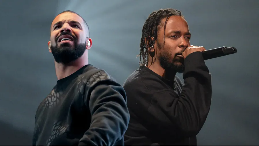 Drake y Kendrick, quienes antes fueron amigos.