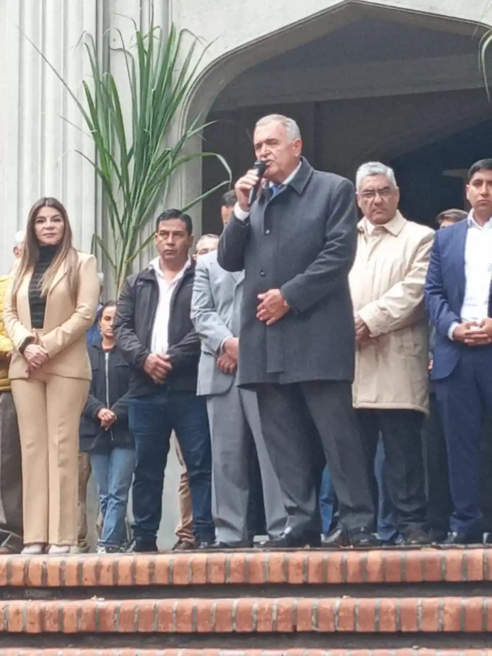 UNIÓN. Jaldo repitió la palabra de la homilía para instar a los acuerdos