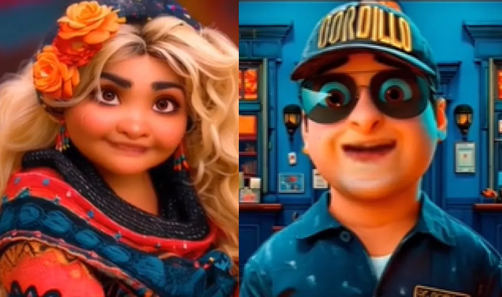 Un filtro de la red social de los videos transformó a las figuras tucumanas en personajes de Disney