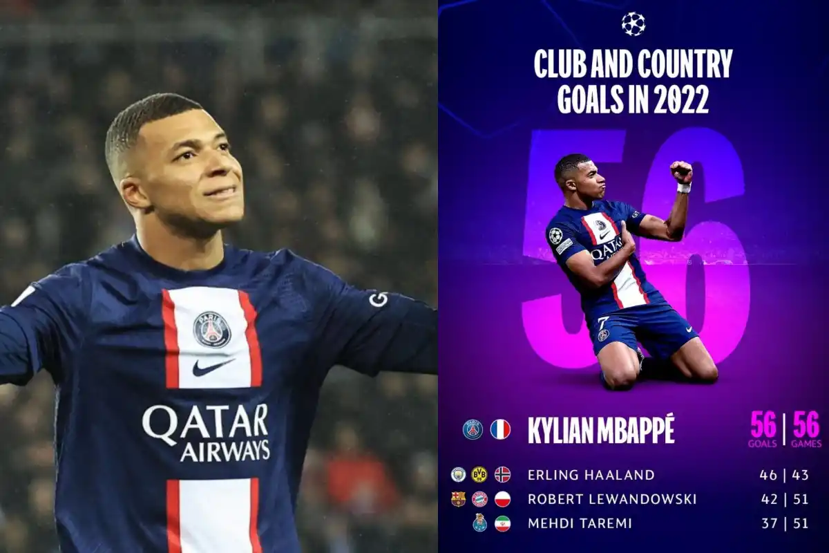 ALEGRÍA. La página de la UEFA realizó una publicación para felicitar a Kylian Mbappé.