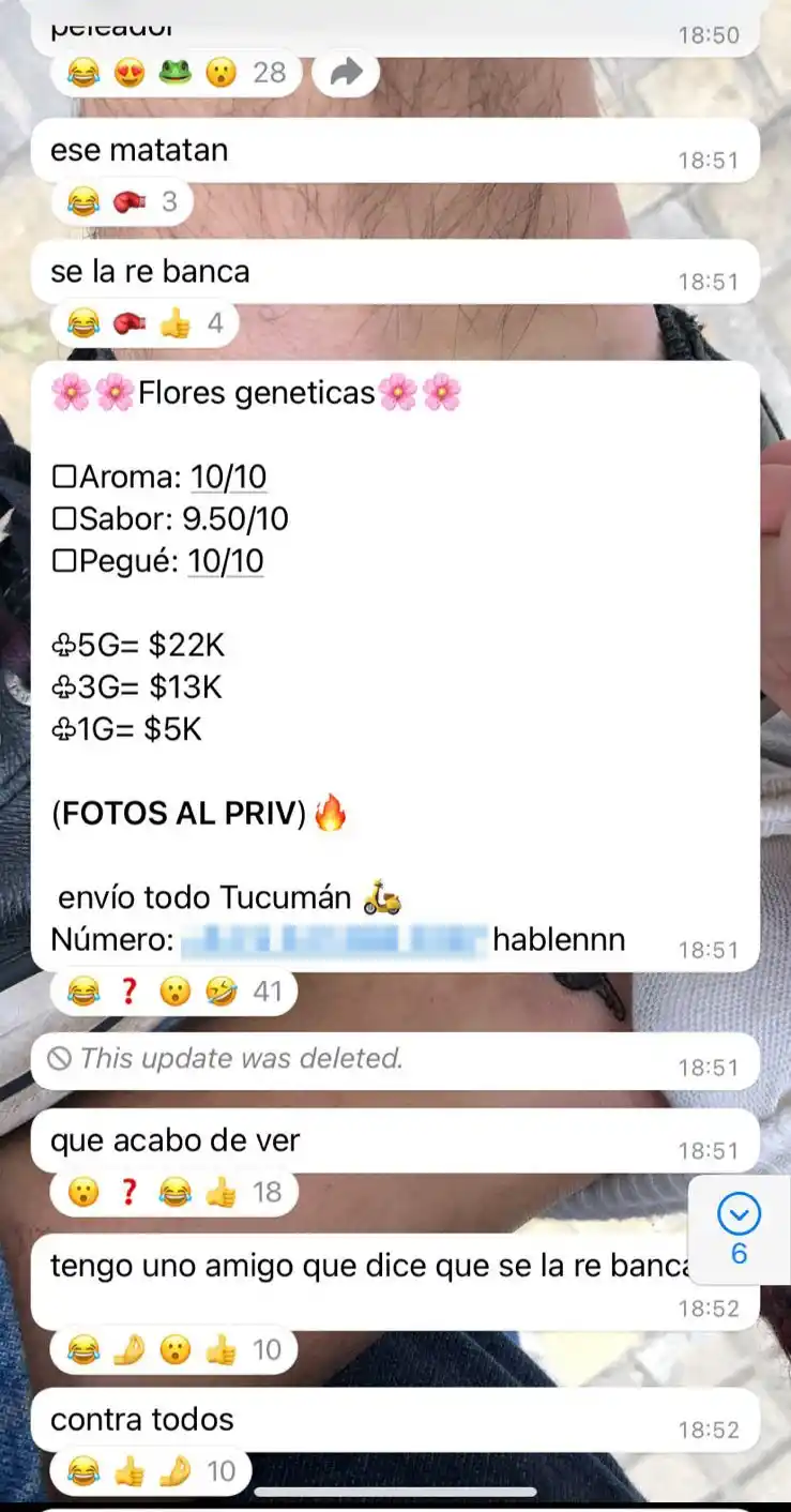 ¿INFILTRADO? Un desconocido ofrecía venta de droga.