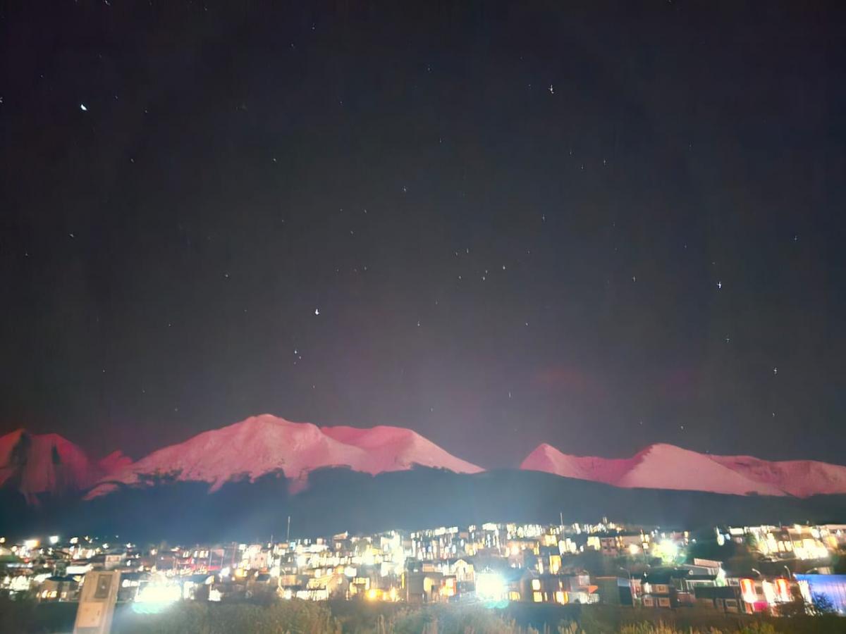 Imágenes: las increíbles auroras australes que se observaron en Ushuaia