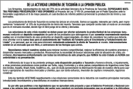 Solicitada: de la actividad limonera de Tucumán a la opinión pública