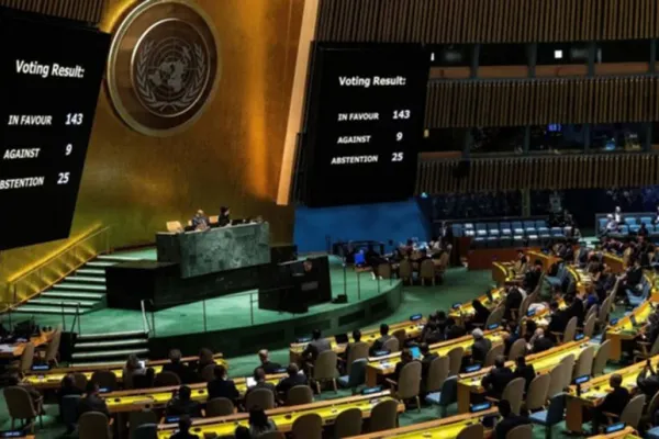 La Asamblea de ONU votó por el ingreso de Palestina