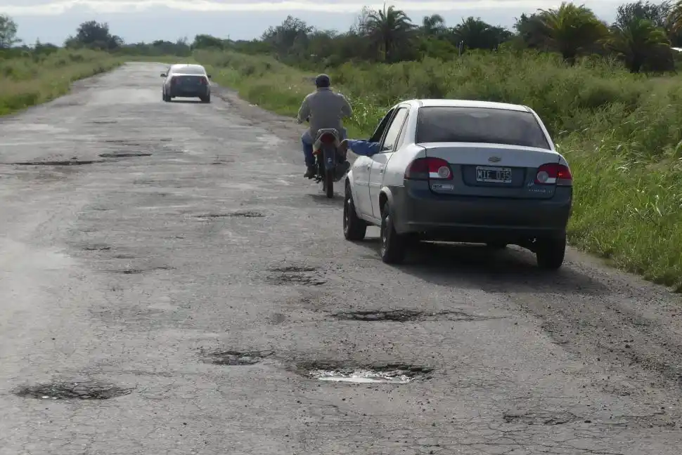 ESTADO DEPLORABLE. Pozos, entre Villa La Trinidad y Monteagudo.