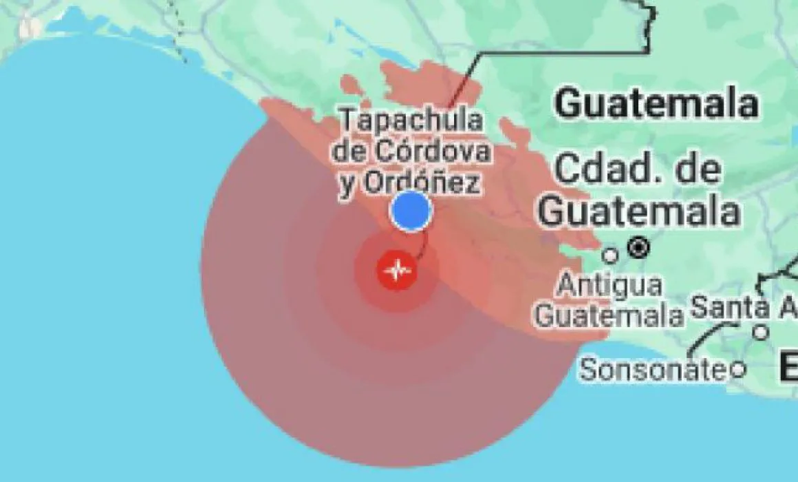 Fuerte sismo afectó la zona fronteriza de México y Guatemala