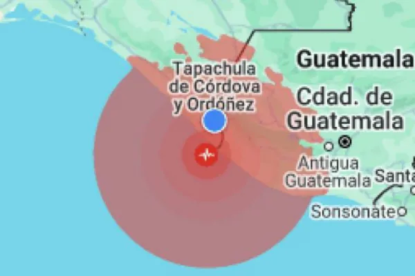 Fuerte sismo afectó la zona fronteriza de México y Guatemala
