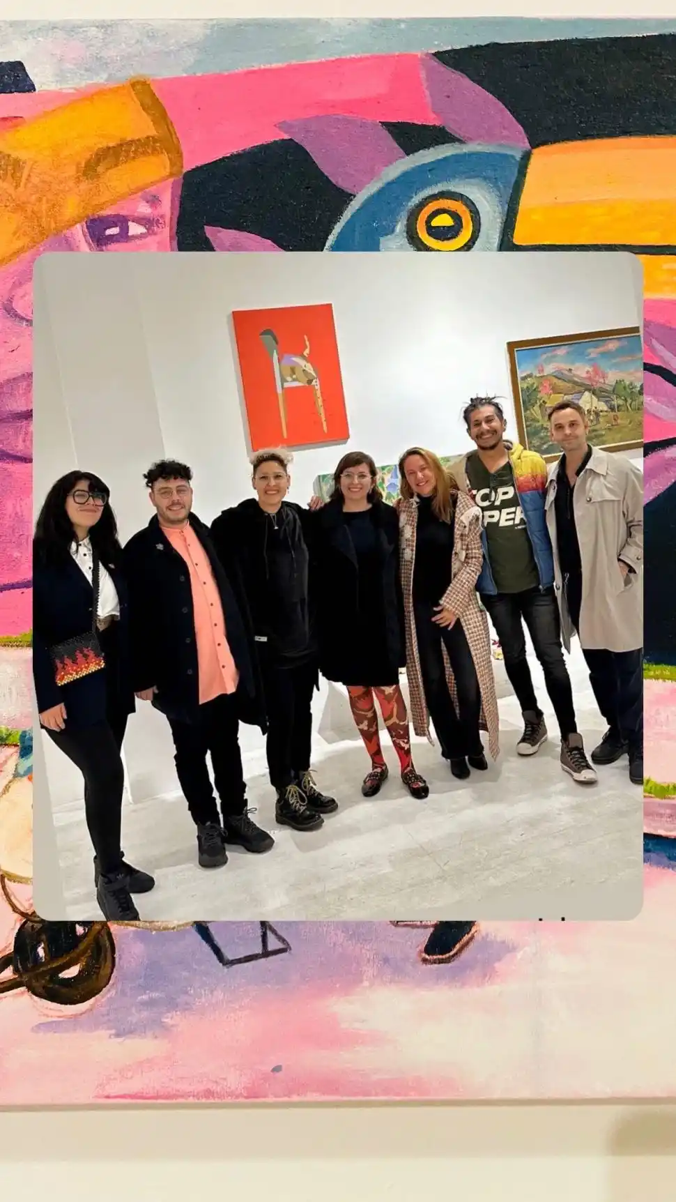 EN EL MARCO. Expositores tucumanos en la inauguración de “La Función de la Utopía”.