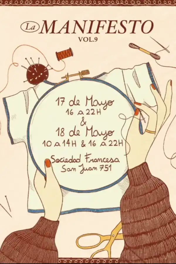 El flyer del evento, realizado por @denis.mar03. /GENTILEZA DE @LAMANIFESTO7