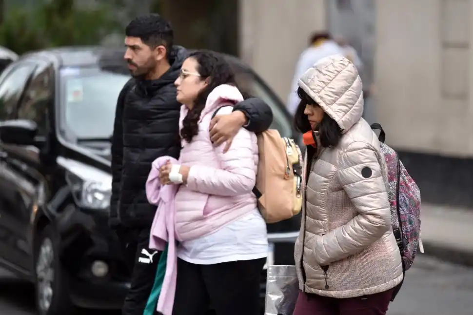 EN LA CAPITAL. La jornada lluviosa de ayer se repetirá durante la semana.