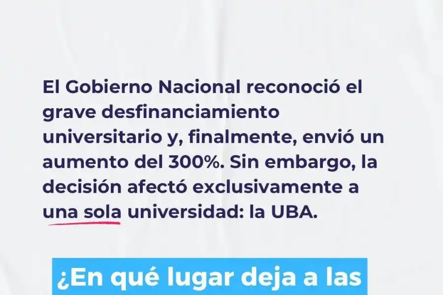 Inadmisible y provocador: universidades del país criticaron el acuerdo entre Nación y la UBA