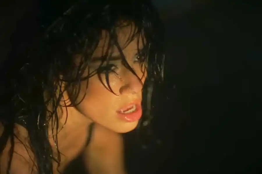 En el video está en un auto, del cual sale para empezar a bailar en ropa interior. / CAPTURA DE PANTALLA.