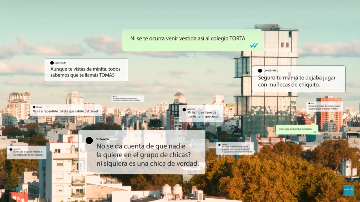 #SeLlamaOdio es una campaña de Unicef donde se concientiza sobre el odio en las redes. / CAPTURA DE PANTALLA.