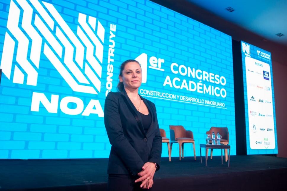 ANUNCIO. Soledad Bestani señaló que el éxito los llevó a adelantar la Expo NOA Construye para 2025.