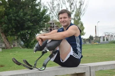 Sufrió un accidente automovilístico, le amputaron las dos piernas y hoy es uno de los protagonistas de la Carrera 21K Yerba Buena por Sporting