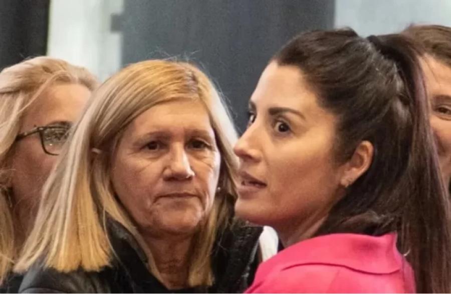 Celia Cuccitini, la mamá de Messi, junto a Leda Bergonzi.