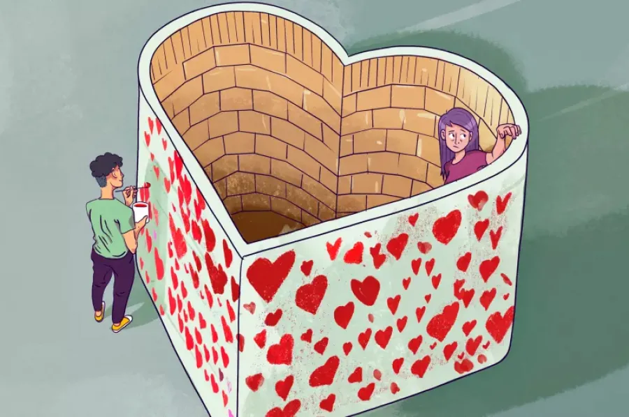 La idea de que los celos son muestras de amor refuerza la existencia de las relaciones tóxicas. /ILUSTRACIÓN DEL PROYECTO #QUÉDICENDEMÍ