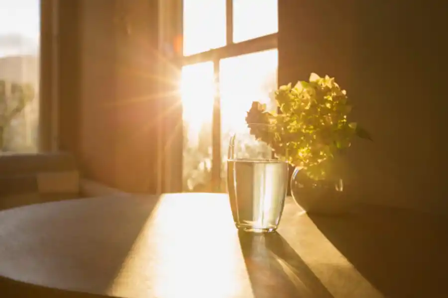 Dejar pasar la luz del sol para calefaccionar el hogar