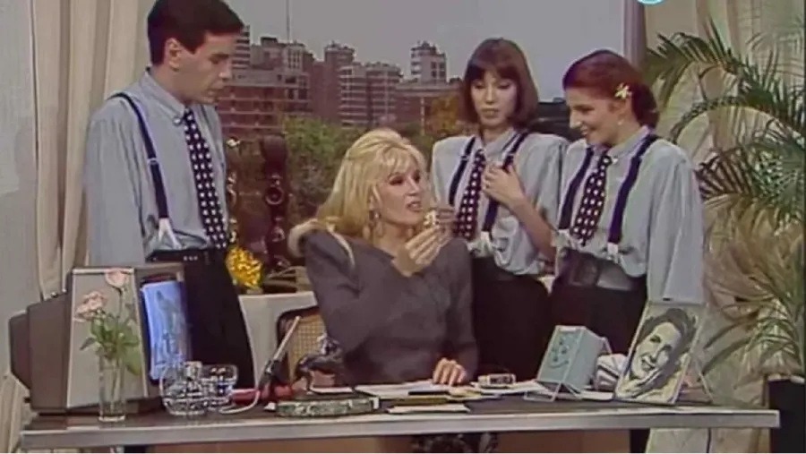 Susana Giménez en su clásico programa 