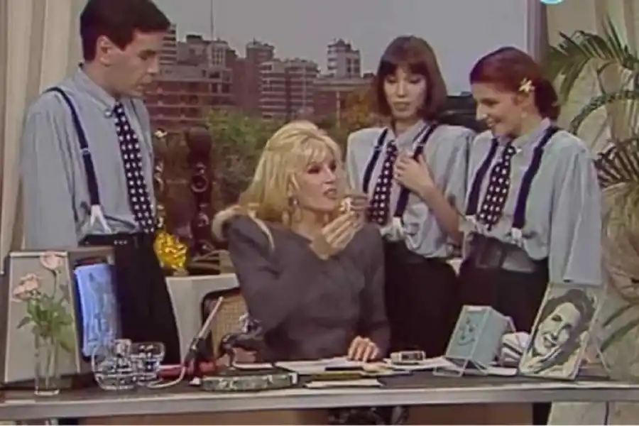 Susana Giménez en su clásico programa 