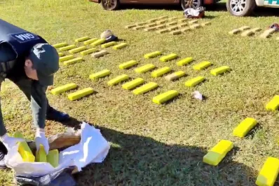 Gendarmería secuestró más de 100 kilos de marihuana