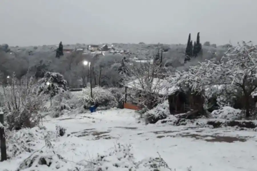 Se espera una nevada en Córdoba para este fin de semana. 