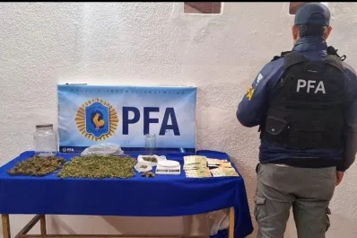 Cargaba marihuana cuando fue detenido cerca de una escuela de Concepción