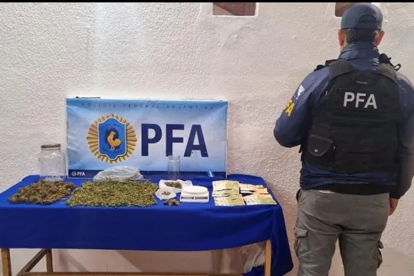 Cargaba marihuana cuando fue detenido cerca de una escuela de Concepción