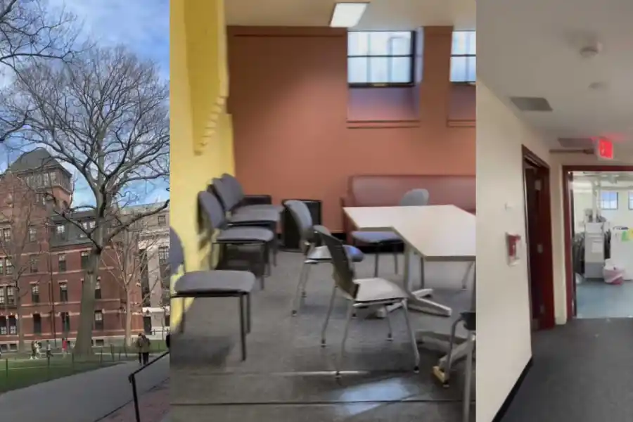 Los diferentes espacios de Weld Hall.