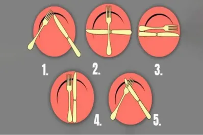 Elegí una posición de cubiertos y descubrí qué aspecto de tu personalidad deberías mejorar