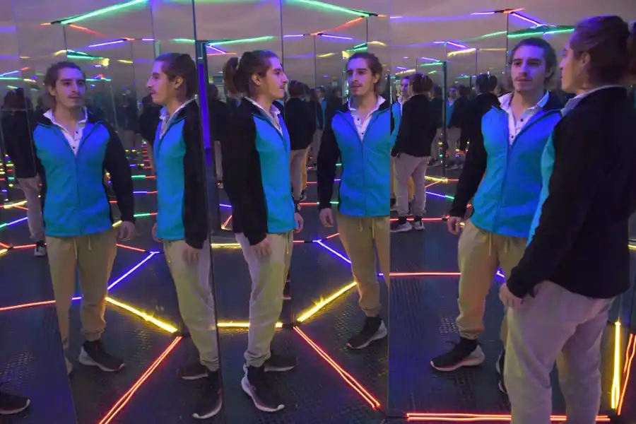 José Fancini, becario del Conicet y uno de los responsables de la muestra. FOTOS DE JUAN PABLO SÁNACHEZ NOLI