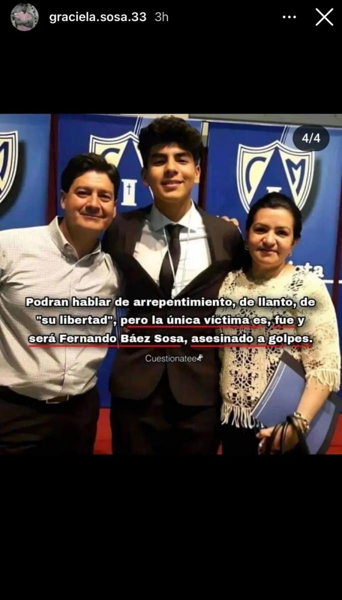 Qué dijo la madre de Fernando Báez Sosa tras la entrevista que dio Máximo Thomsen