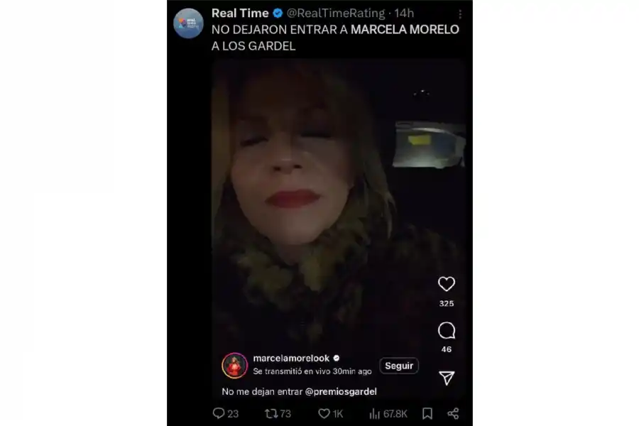 El incómodo momento que vivió la cantante fue comentado en las redes sociales.