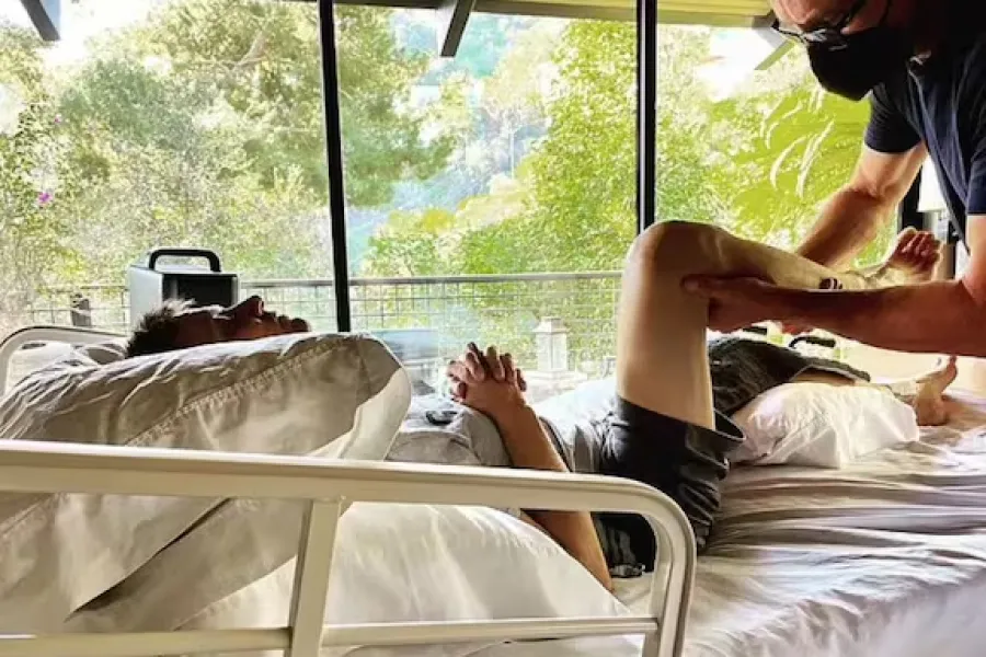 Jeremy Renner en rehabilitación. 