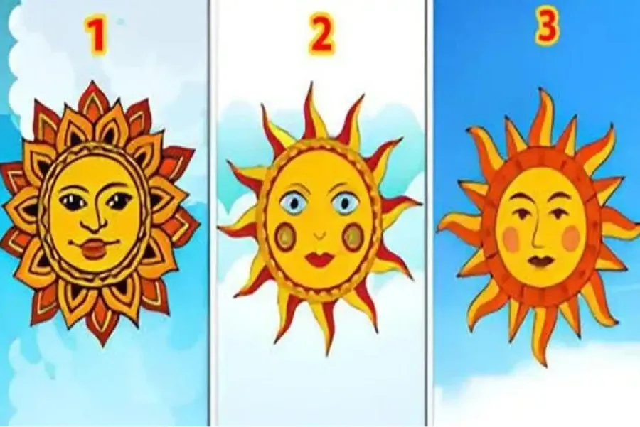 Test de personalidad: el sol que elijas revelará si sos una personas que transmite buena energía.