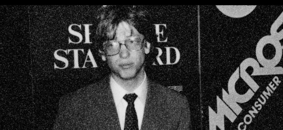 LAS VEGAS. 1979. Un joven Bill Gates en el congreso.