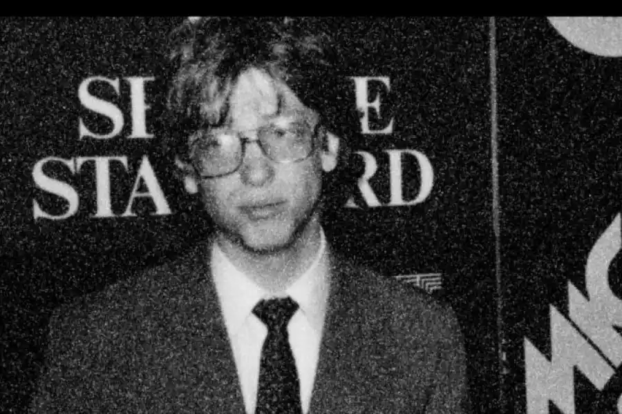 LAS VEGAS. 1979. Un joven Bill Gates en el congreso.